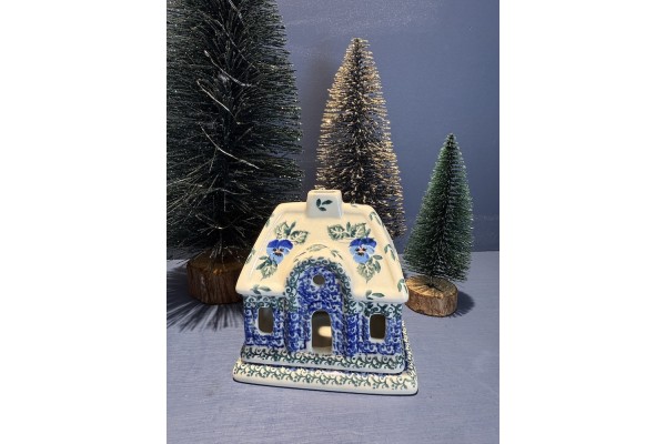 A07 Bunzlau Kersthuisje Waxinelichthouder 2273 Waxinelichthouder A07 Bunzlau Kersthuisje Waxinelichthouder 2273 Waxinelichthouder